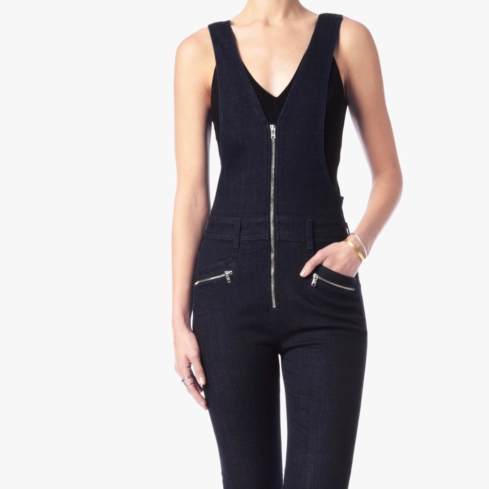 7 for all mankind overall with zipper NWT
